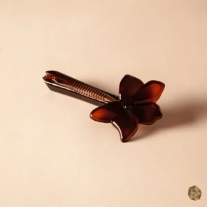 Tubo en carey de lujo en Colombia con diseño de flor, accesorio ecológico y refinado disponible en Bogotá, Cali, Ibagué, Medellín, Manizales, Popayán, Villavicencio, Pitalito, Barranquilla, Cartagena y Bucaramanga.